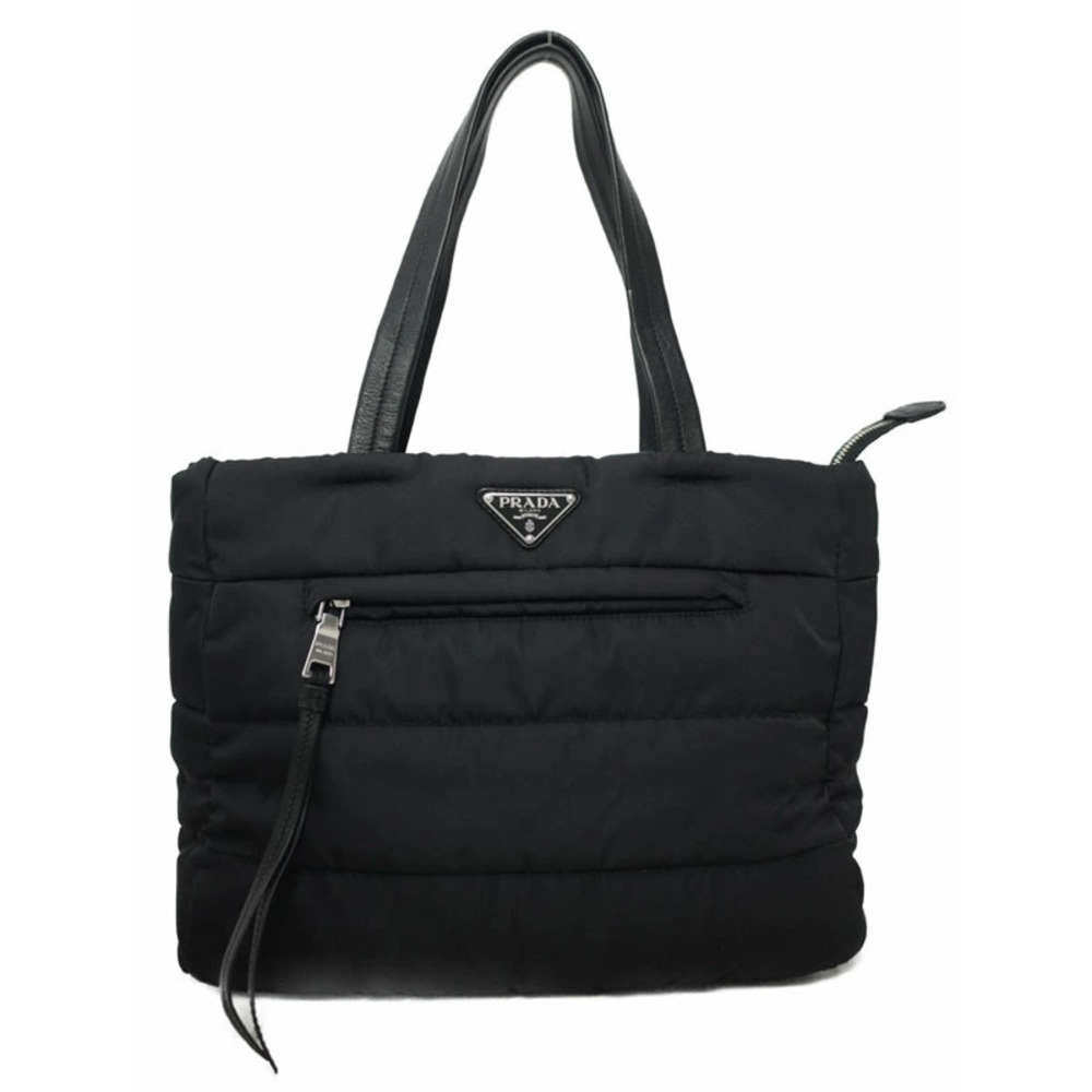 Prada Tessuto Bomber Tote Bag black